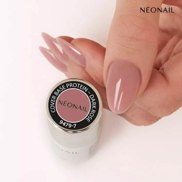 NeoNail UV/LED Baza Hybrydowa Cover Base Protein Dark Rose 7.2ml
