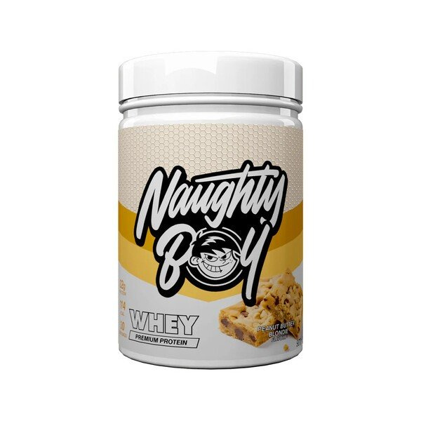 Naughty Boy Advanced Whey Peanut Butter Blondie Odżywka Białkowa na Wzrost Mięśni 900g