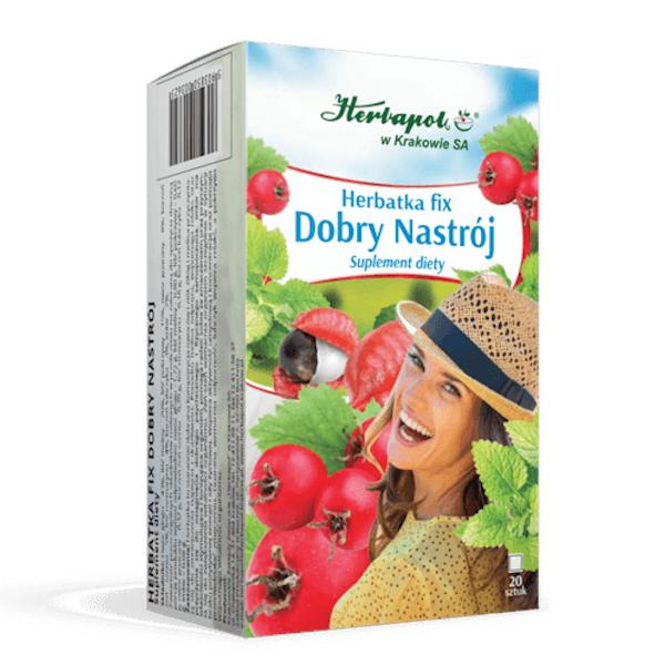 Herbapol Herbatka Fix na Dobry Nastrój z Melisą Imbirem i Głogiem 20x2g