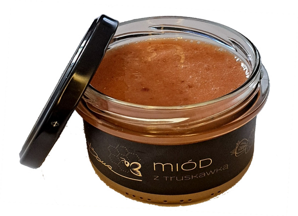 Bona Miód Wielokwiatowy z Truskawką Naturalny Pyszny Smak 245g