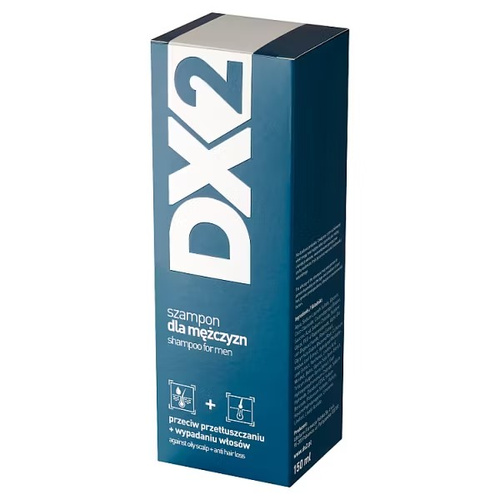 DX2 Szampon przeciw Przetłuszczaniu i Wypadaniu Włosów dla Mężczyzn 150ml