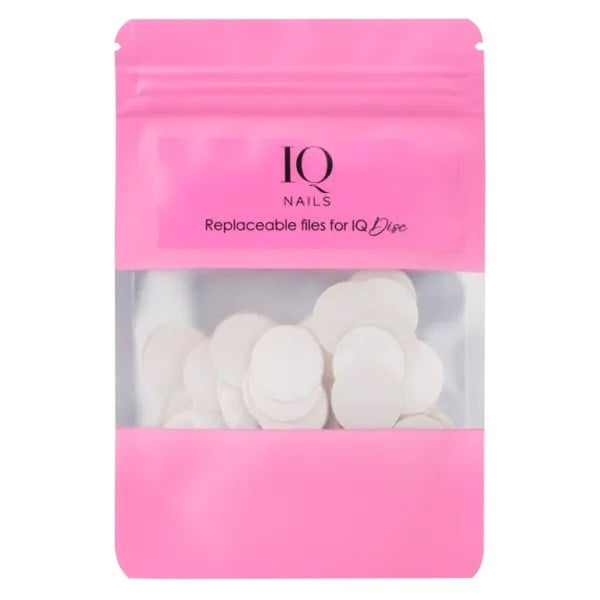 IQ Nails Wymienne Nakładki Ścierne 25 mm Gradacja 180 do Pedicure 50szt