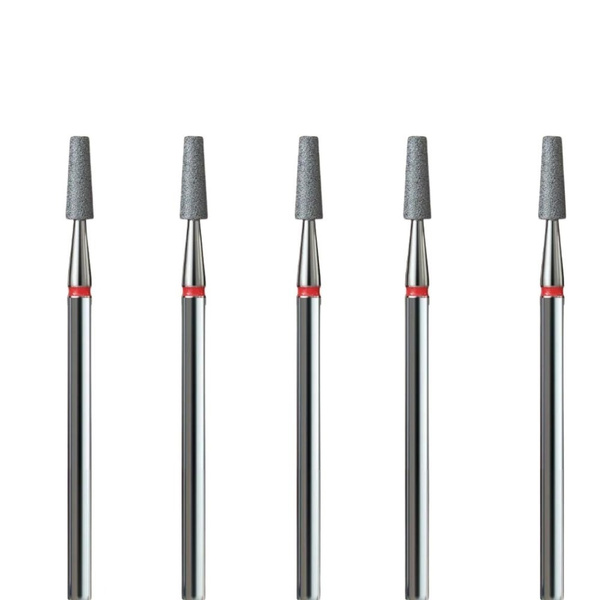 IQ Nails Diamond Nail Drill Bit Cone Fine 2.5mm 5pcs set