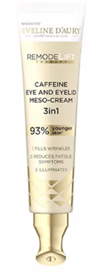 Eveline d'Aury Remodelift Therapy Caffeine Meso-Eye and Eyelid Cream 3in1 15ml
