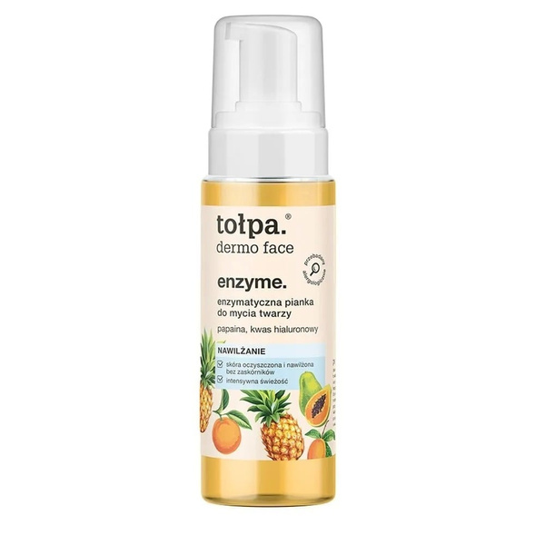Tolpa Dermo Face Enzymatyczna Pianka do Mycia Twarzy z Papainą i Kwasem Hialuronowym 150ml