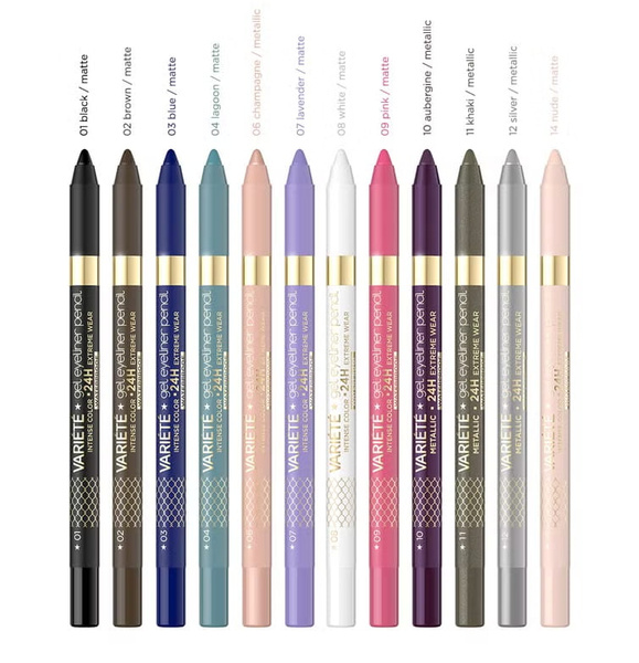 Eveline Variete Gel Eye Pencil No. 13 Blue Sky 1 Piece