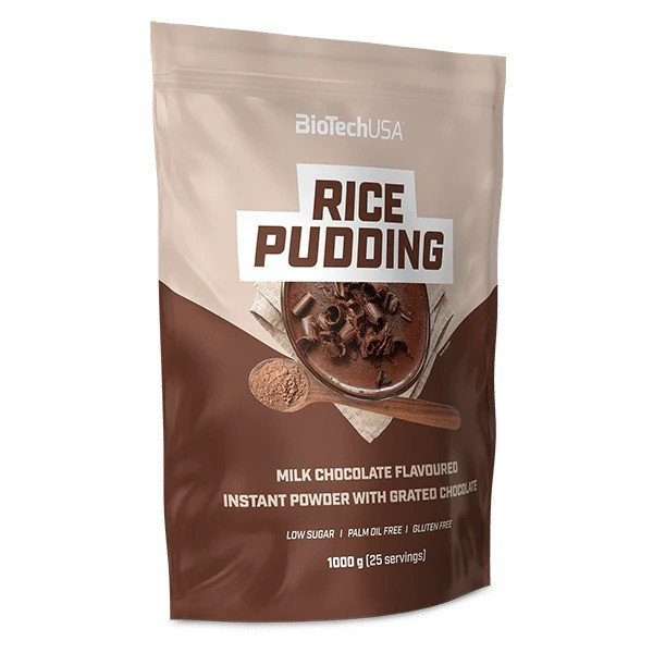BioTechUSA Rice Pudding, Milk Chocolate - 1000g