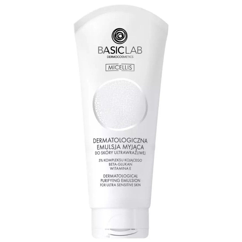 BasicLab Micellis Dermatologiczna Emulsja Myjąca do Skóry Ultrawrażliwej 100ml