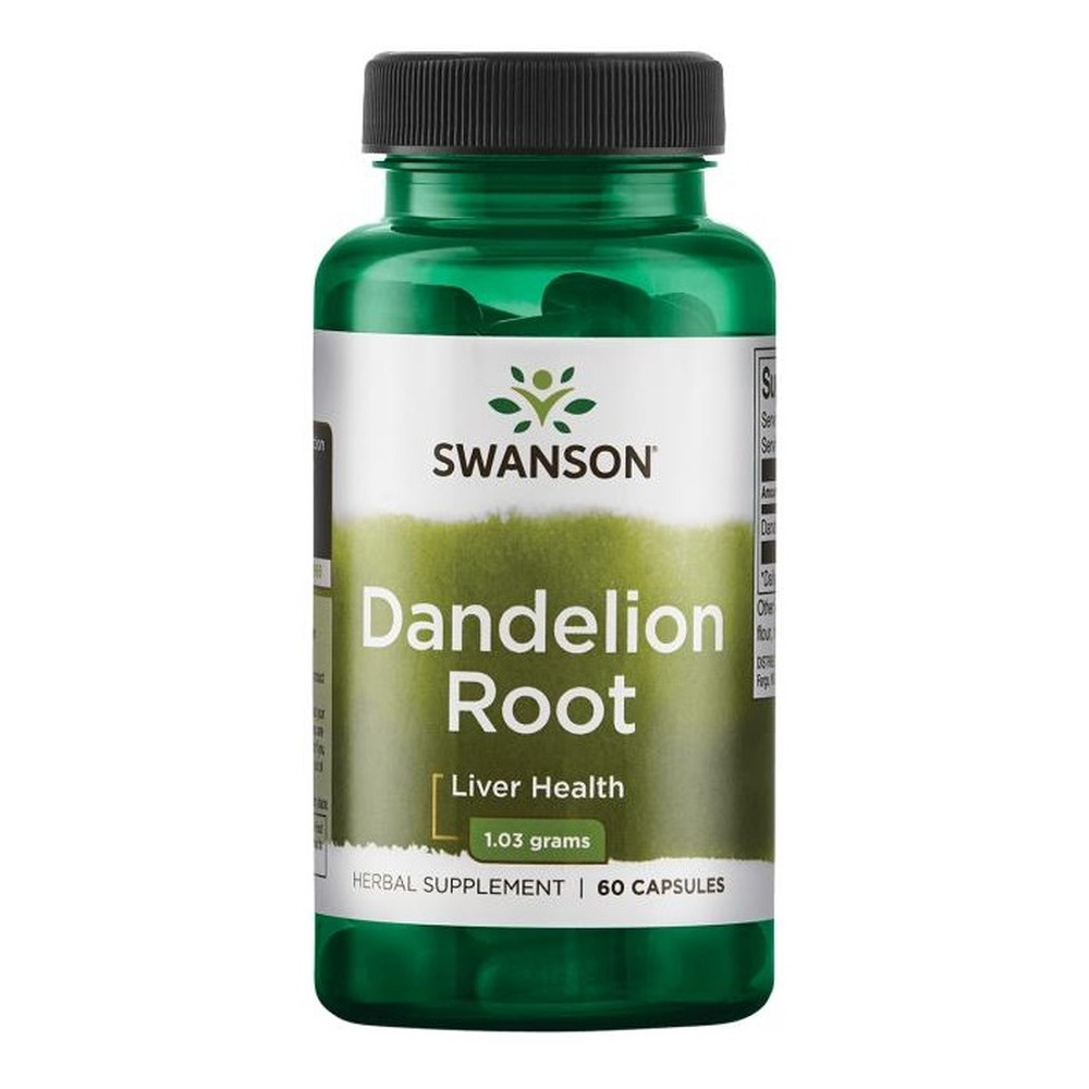Swanson Dandelion Root Mniszek Lekarski 515mg 60 Kapsułek