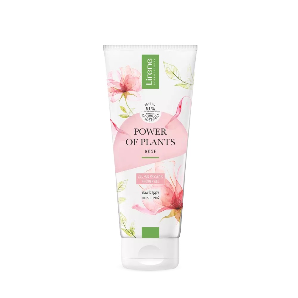 Lirene Power Of Plantis Moisturizing Shower Gel Rose 200ml