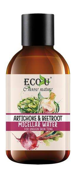 Eco U Beetroot and Artichoke Woda Micelarna z Witaminą C dla Nierównego Kolorytu Skóry 200ml