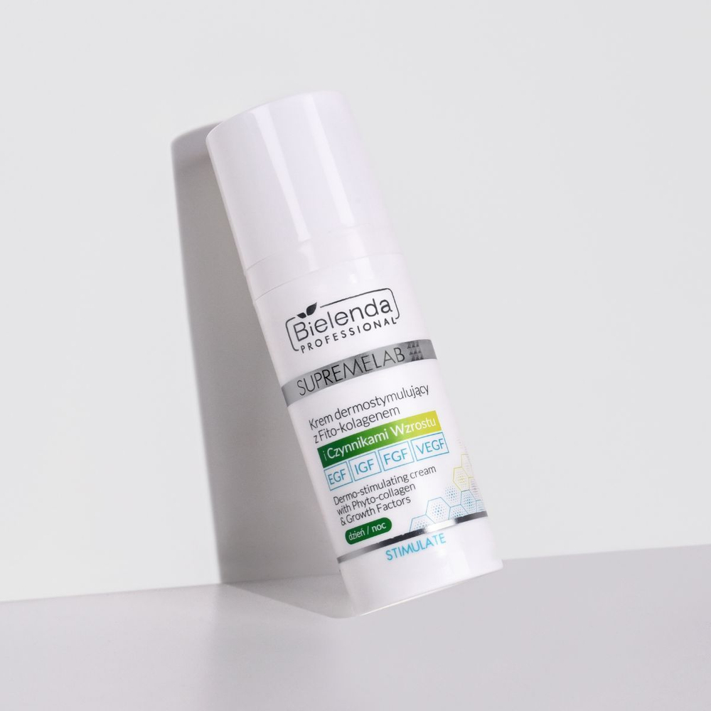 Bielenda Professional Supremelab Stimulate Derm Dermostimulating Cream with Phyto Collagen and  Growth Factors 50ml
