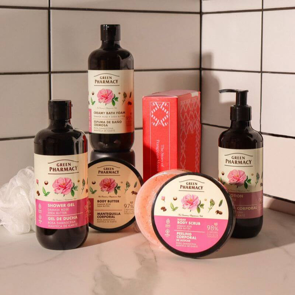 Green Pharmacy Masło do Ciała Róża Damasceńska i Masło Shea 200ml