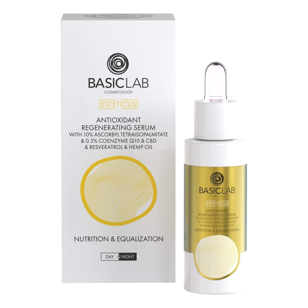 BasicLab Esteticus Antioxidant Regenerating Serum Nourishing And Evening 30ml