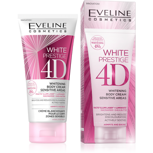 Eveline White Prestige 4D Wybielający Krem do Ciała do Miejsc Wrażliwych 100ml Best Before 30.11.25