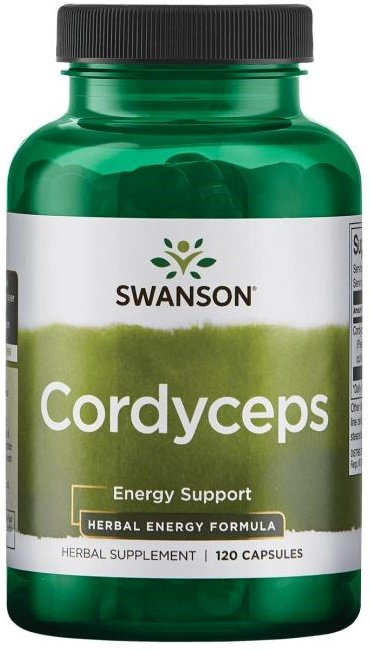 Swanson Cordyceps Supports Body Health 120 Capsules