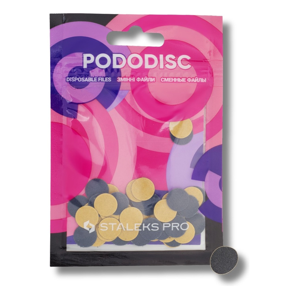 Staleks Pro Pododisc Refill Pads Disposable Pedicure Disc Files Assorted Grits XS 320 Grit  PDF-10-320  50pcs
