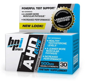 BPI Sports A-HD Elite Testosterone Support Agent For Men 30 Capsules