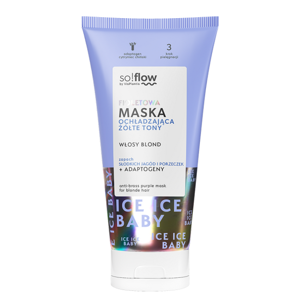 So!Flow Luxe Purple Cooling Mask for Blonde Hair - 200ml