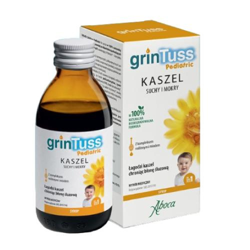 GrinTuss Pediatric Cough Syrup for Children from 1 Year of Age 180g