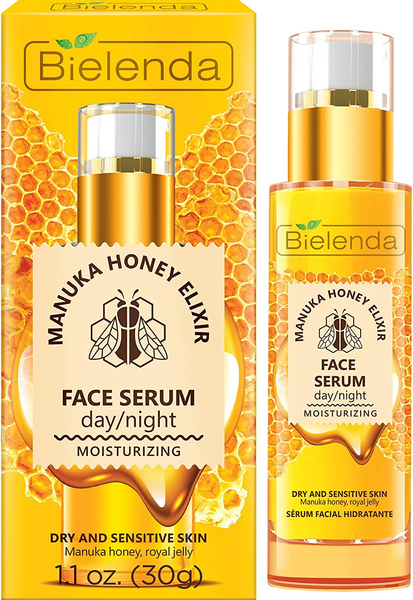 Bielenda Manuka Honey Nutri Elixir Odżywczo Nawilżające Serum na Dzień i na Noc 30g