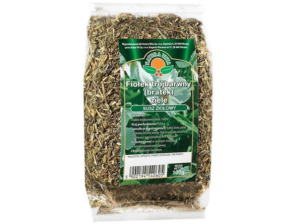 Natura Wita Natural Dried Herbs Violet Tricolor Pansy Herb 100g