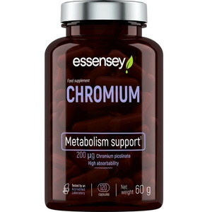 Essensey Chromium Picolinate Dietary Supplement For Normal Metabolism 120 Capsules