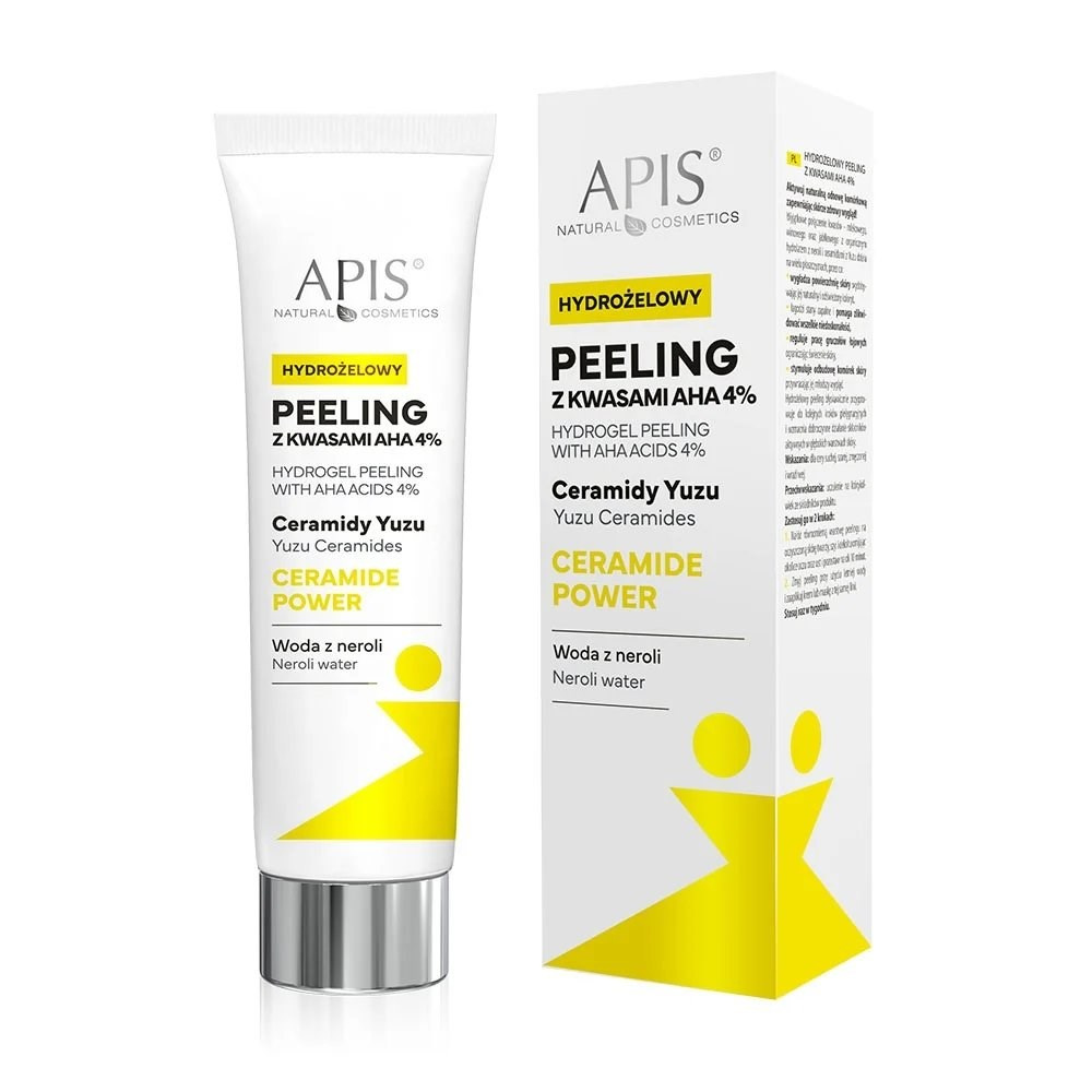 Apis Ceramide Power Hydrogel Peeling with AHA Acid 4% for Dry Gray Sensitive Skin 100ml
