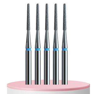 IQ Nails Frezy Diamentowe Podologiczne Stożek Wąski 1.2mm 5 szt.