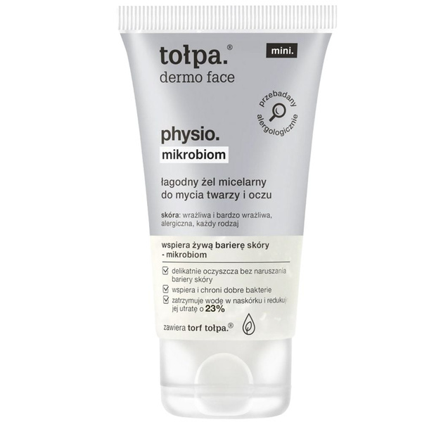 Tolpa Dermo Face Physio Microbiome Micellar Face and Eye Wash Gel 75ml