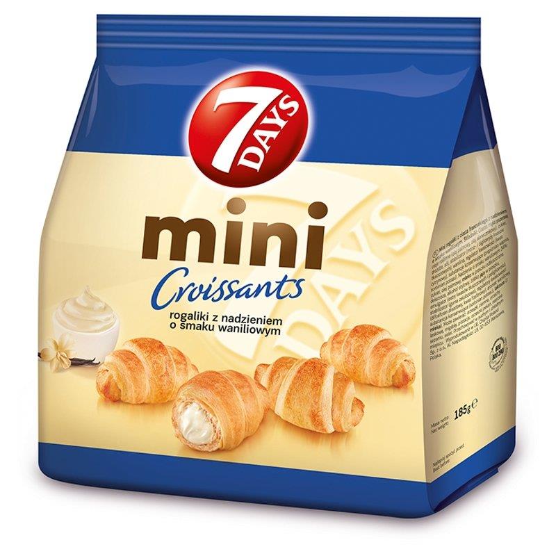 7 Days Mini Croissant with Vanilla Flavor Filling 185g