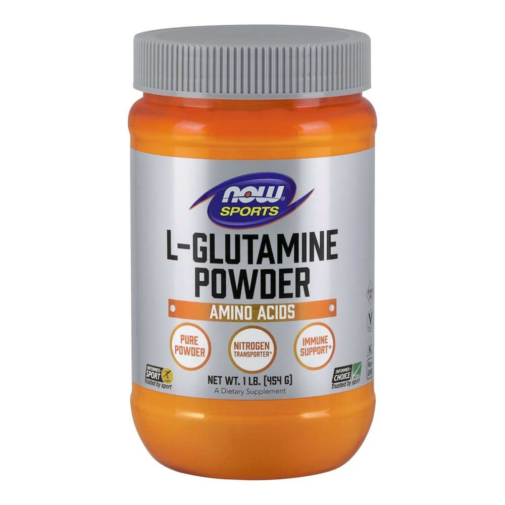 NOW Foods L-Glutamine Powder Muscle Recovery and Digestive Support 454g