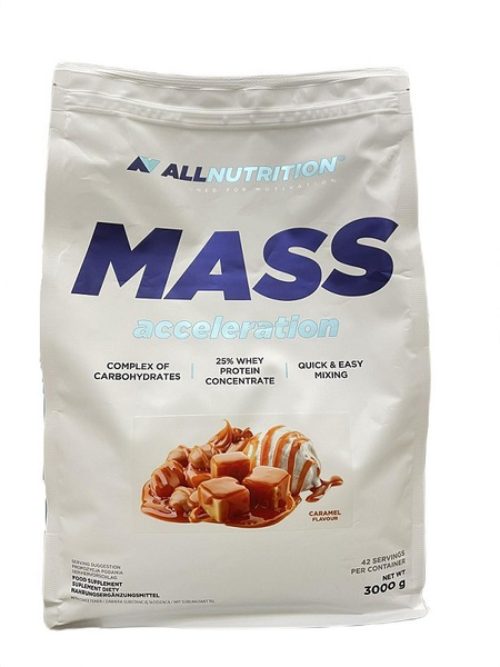 Allnutrition Mass Acceleration Karmel Kompleks Węglowodanowo - Proteinowy 3000g