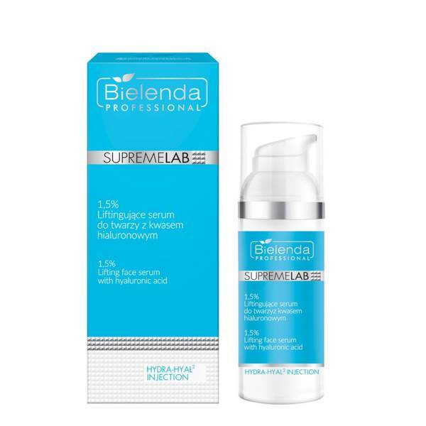 Bielenda Professional Supremelab Hydra-Hyal2 1,5% Liftingujące Serum do Twarzy z Kwasem Hialuronowym 50g
