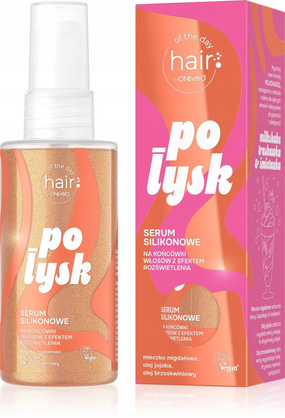 OnlyBio Hair of the Day Połysk Serum Silikonowe do Włosów z Drobinkami 70ml