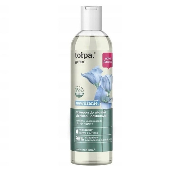 Tolpa Green Moisturizing Shampoo for Thin and Delicate Hair 300ml