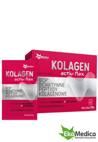 EkaMedica Kolagen Activ Flex Bioactive Collagen Peptides 21x10g Powder