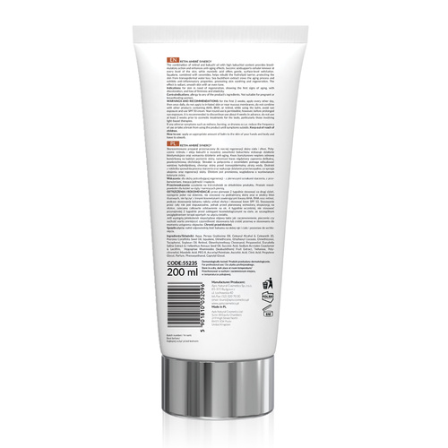 Apis Retin Ambre Synergy Regenerujący Balsam do Ciała i Rąk z Retinolem i Kwasem Bursztynowym dla Skóry z Przebarwieniami Potrzebującej Regeneracji na Noc 200ml