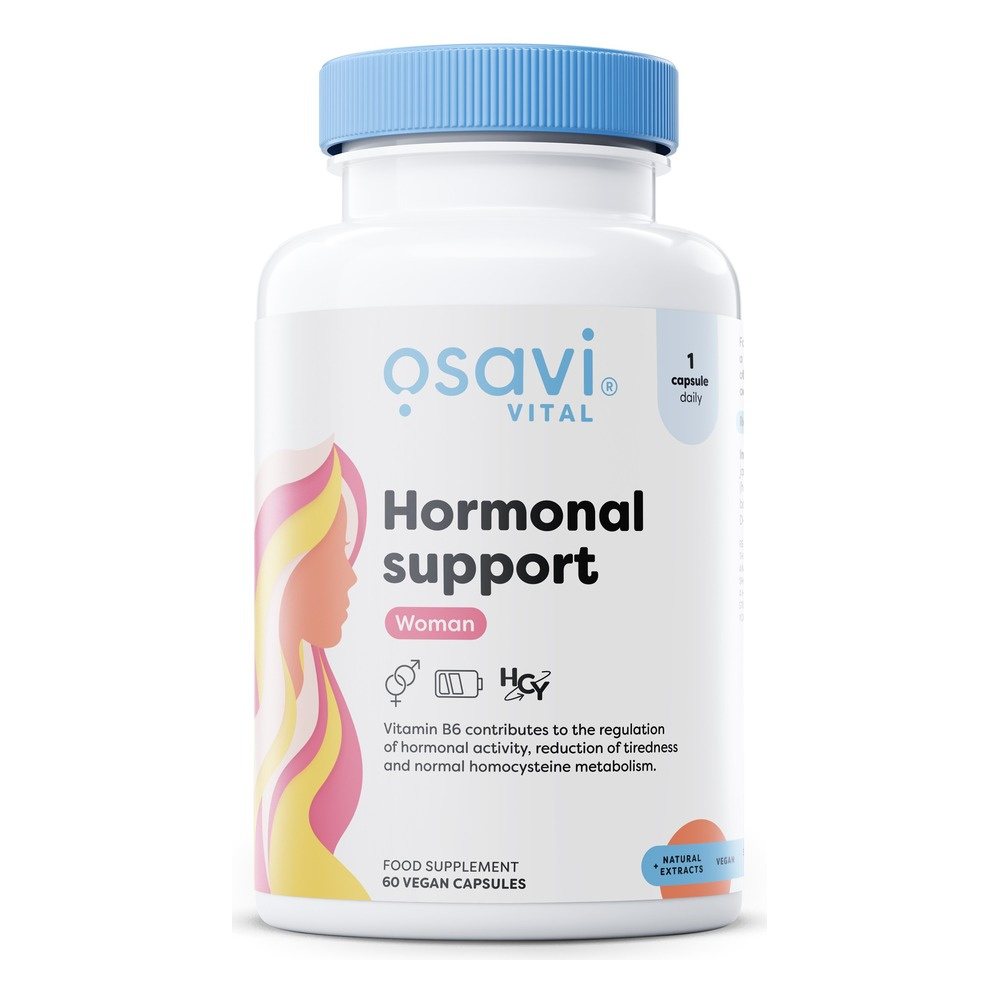 Osavi Wsparcie Hormonalne dla Kobiet Suplement na Równowagę Hormonalną 60 Wegańskich Kapsułek