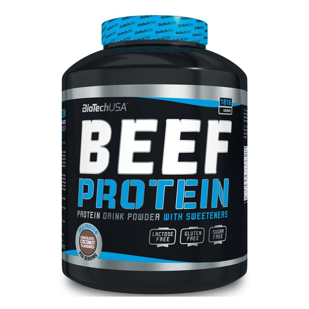 BioTechUSA Beef Protein, Strawberry 1816g