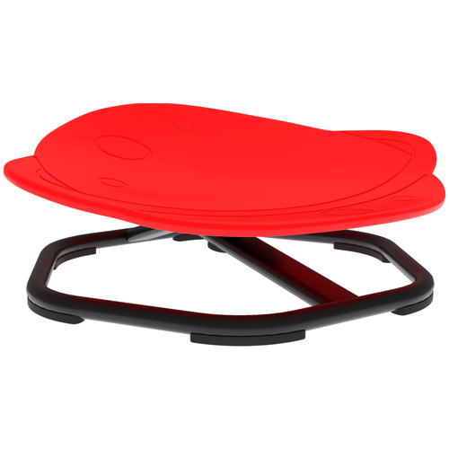 AIYAPLAY Planet-Shaped-kids Swivel Chair, Sensory Spinning Chair for Balance, Coordination Training, Red