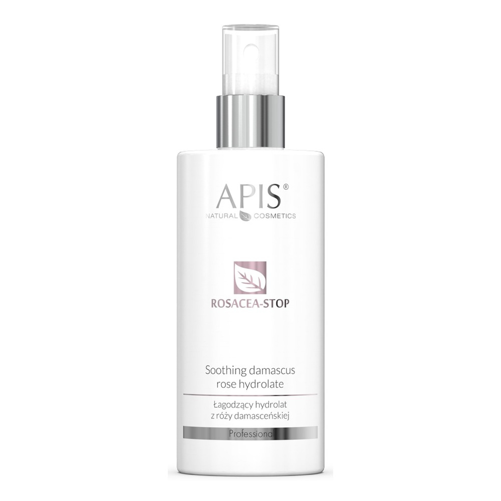 Apis Rosacea-Stop Łagodzący Hydrolat z Róży Damasceńskiej  dla Skóry z Trądzikiem Różowatym Wrażliwej i Podrażnionej 300ml