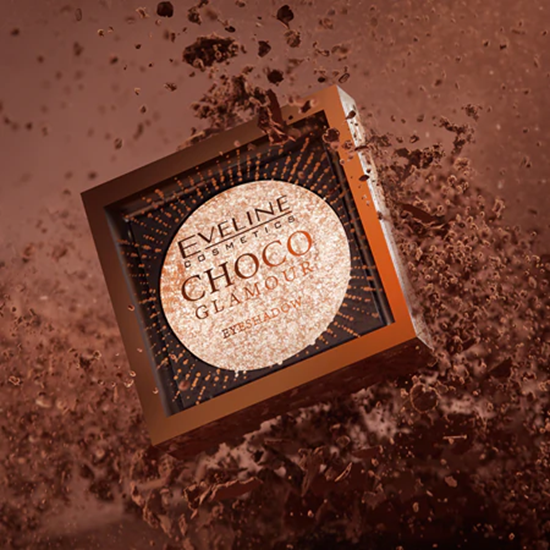 Eveline Choco Glamour Błyszczący Cień-Toper do Powiek 3g