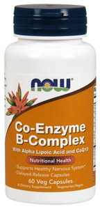 NOW Foods Co-Enzyme B-Complex for Nervous System Support 60 Vcaps
