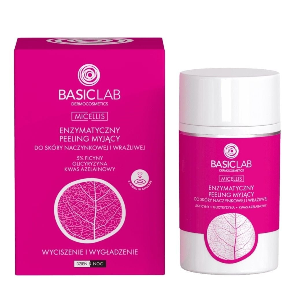BasicLab Micellis Cleansing Enzyme Peel For Couperose and Sensitive Skin 35g
