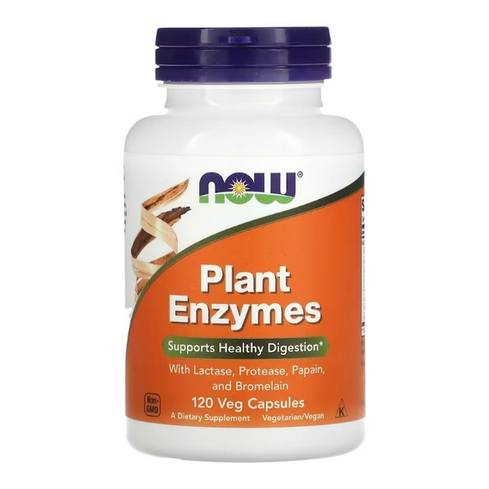 Now Foods Plant Enzymes Digestive Support 120 Capsules