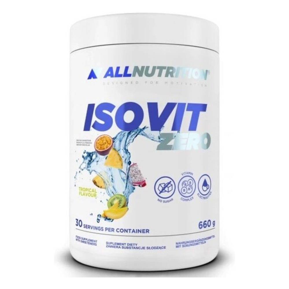 Allnutrition Isovit Zero Electrolyte & Vitamin Drink Powder Tropical 660g