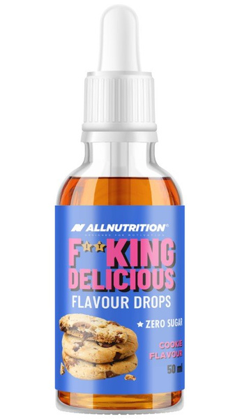 Allnutrition Fitking Delicious Flavour Drops Cookie for Food Flavoring 50ml