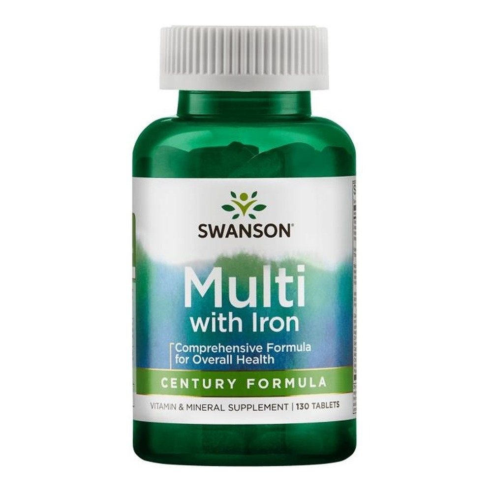 Swanson Multi with Iron Century Formula 130 Tablets