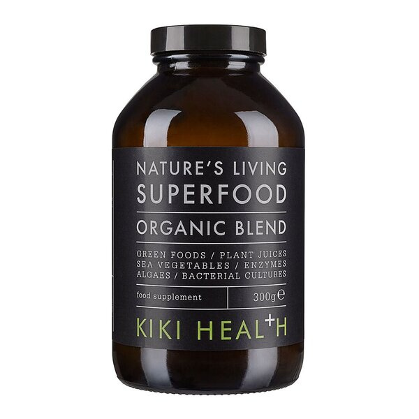 KIKI Health Nature's Living Superfood Powder Blend For Digestive Support and Alkalising 300g